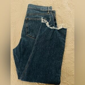 LOFT high waist straight crop